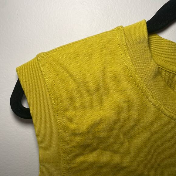 Daily Practice Anthropologie Lime Green Cropped Top Sweat Set Women's size Large - Picture 4 of 14